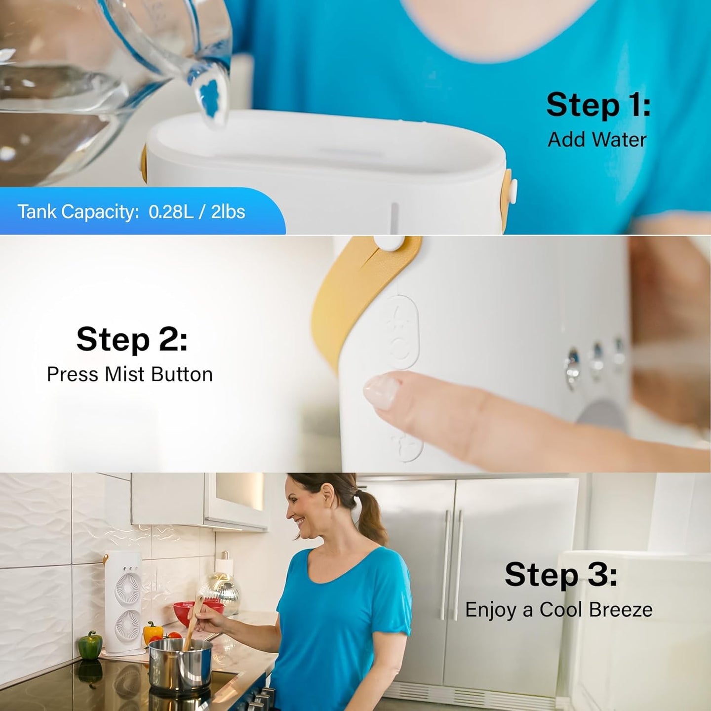 Double End Air Cooler Mist Fan